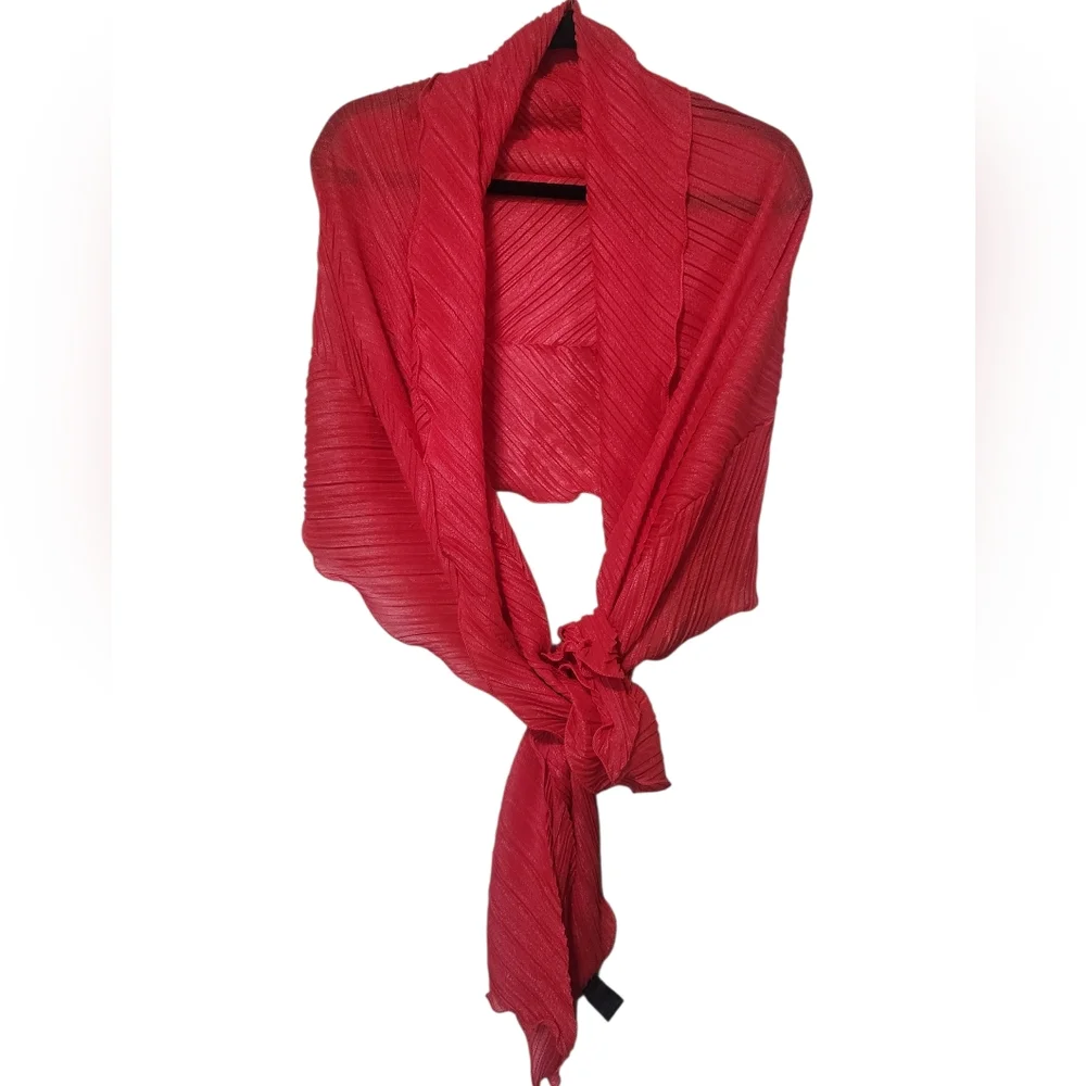 NEW! Steve Madden Red Lightweight Versatile Scarf Wrap Sarong